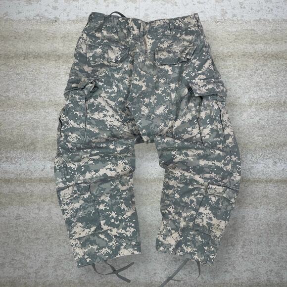 Vintage Military Digital Camo Tactical Pants Baggy Wide Leg Medium XShort 90s - Picture 1 of 8